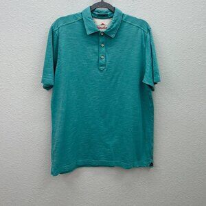 Tommy Bahama 100% Pima Cotton Short Sleeve Polo Shirt Mens size Medium